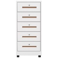 鑫金虎 文件柜矮柜办公柜铁皮柜抽屉矮柜带锁阳台储物柜单门小柜子