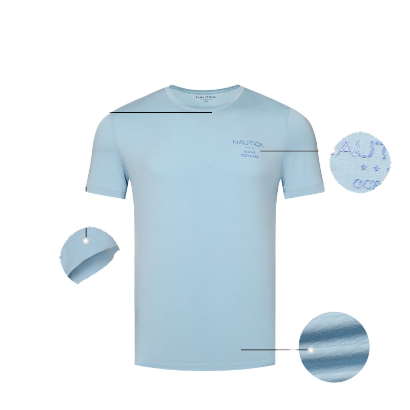 诺帝卡/Nautica Underwear男士夏季棉质短袖体恤