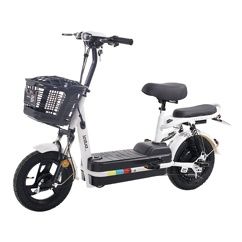 小刀电动车 一多(ieduo)电动车 3C新国标48V男女滑板车成人电瓶车两轮电动自行车 X6 皎月白