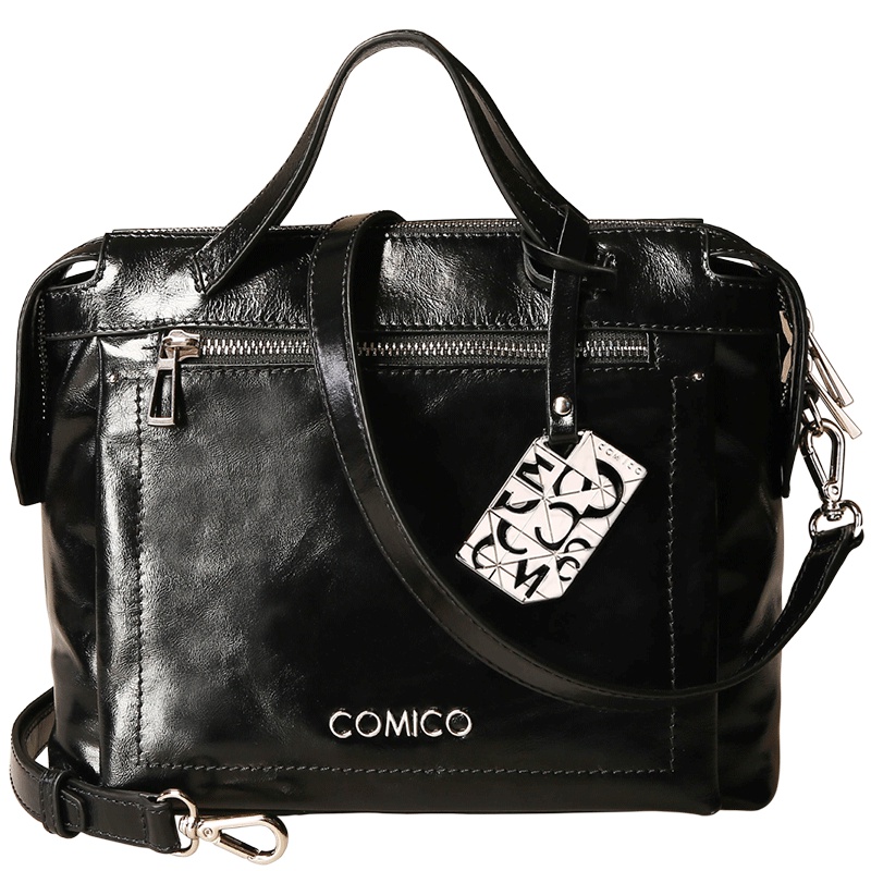 COMICO高美高女款简约时尚单肩斜挎手提包C8178