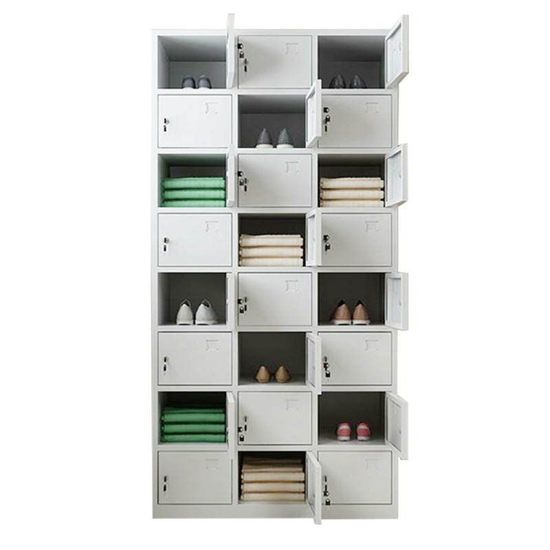 匡大 办公柜 钢制铁皮储物柜换衣柜存包柜带锁碗柜鞋柜24门更衣柜 KDT364