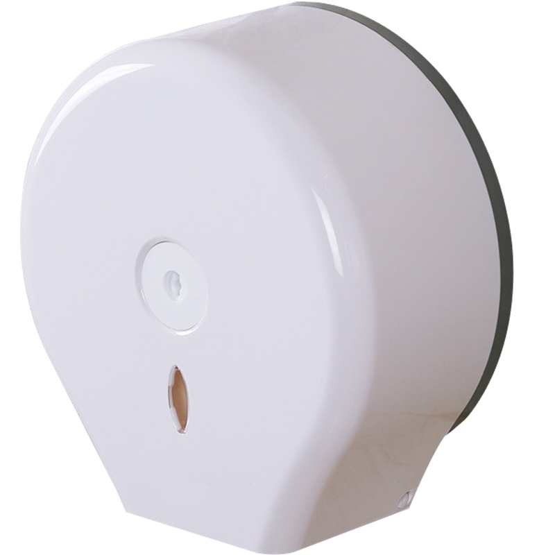 费事 酒店物业办公室餐厅大卷纸巾盒酒店宾馆卷纸盒厕所卫生间纸巾盒壁挂大盘纸盒免钉