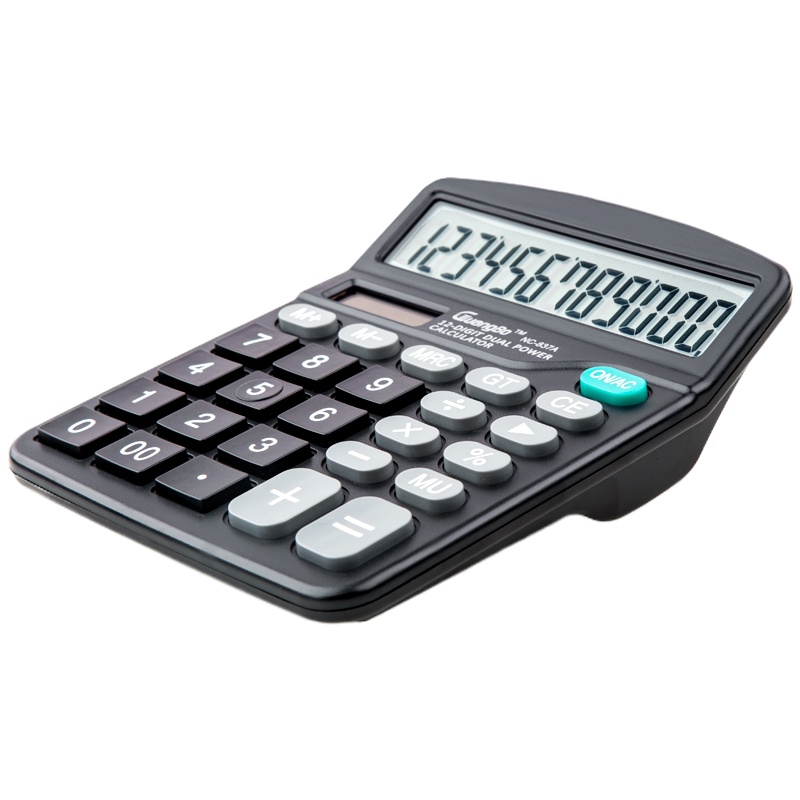广博(GuangBo)NC-837A桌上型计算器 黑色(单位:台)
