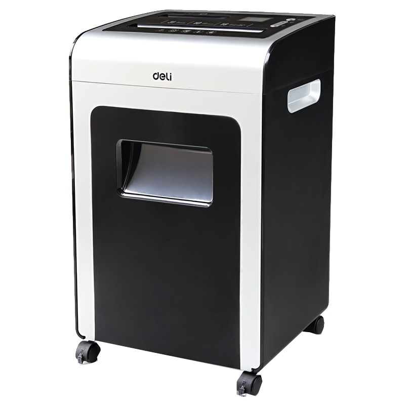 得力deli碎纸机9917带空气净化 3级保密多功能碎纸机高端碎纸机31L