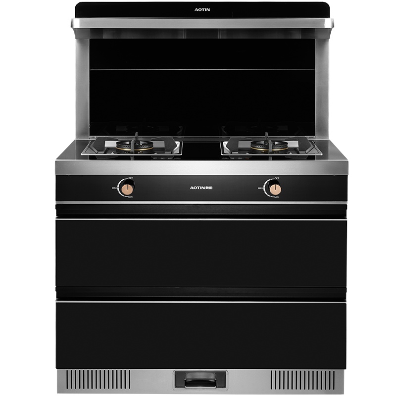 奥田(AOTIN) E01烟灶消一体集成灶家用侧吸式抽油烟机燃气灶消毒柜集成环保灶