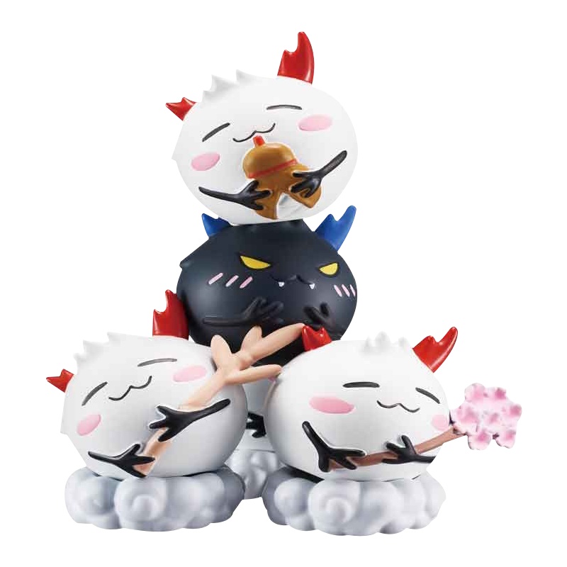 奥迪双钻阴阳师手办盲盒网易茨球随机达摩叠叠乐Q萌造型男孩女孩玩具整盒12只装