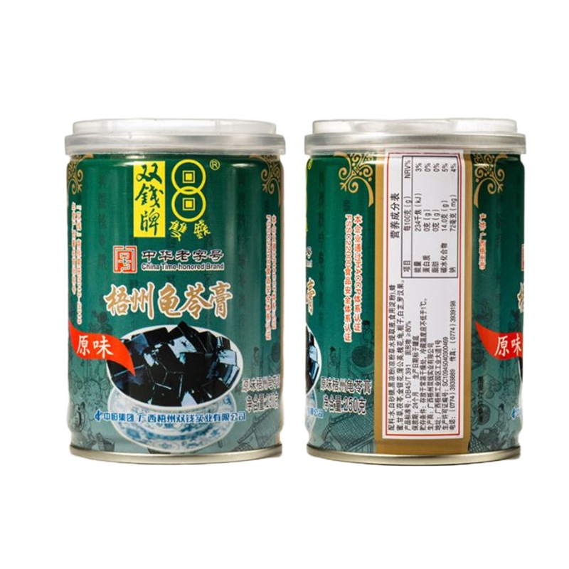 双钱原味龟苓膏250克/罐