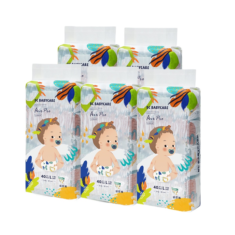babycare纸尿裤Air Pro弱酸亲肤超薄透气宝宝尿不湿 L40*5包
