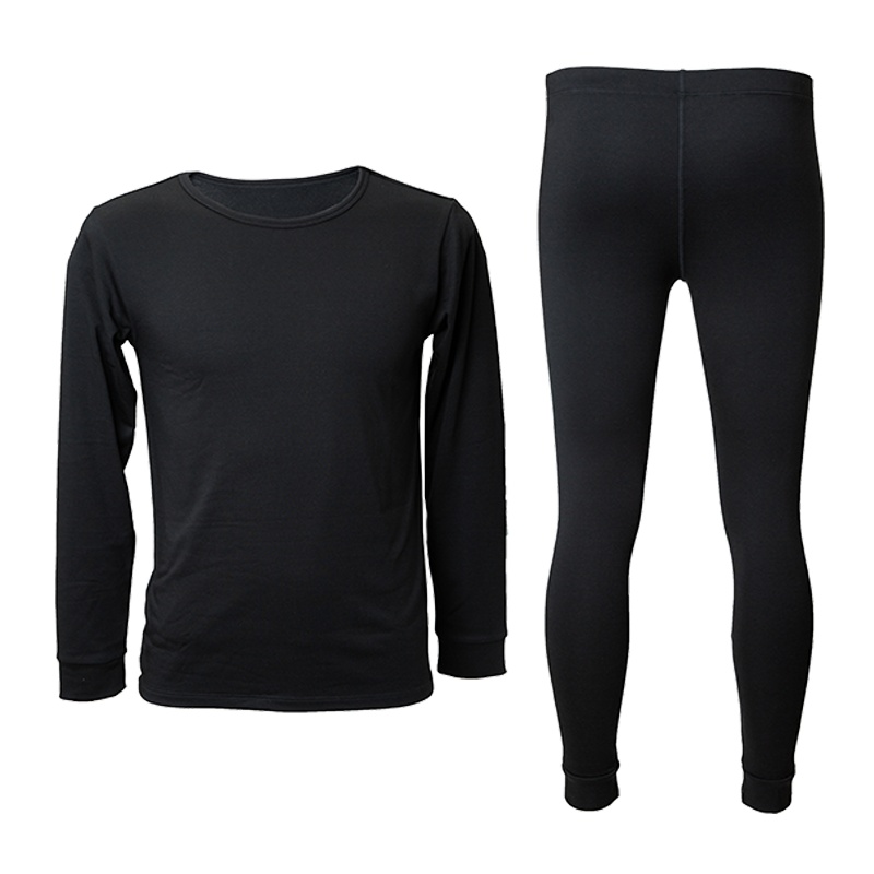 苏宁极物 男式咖啡碳保暖内衣套装秋衣秋裤
