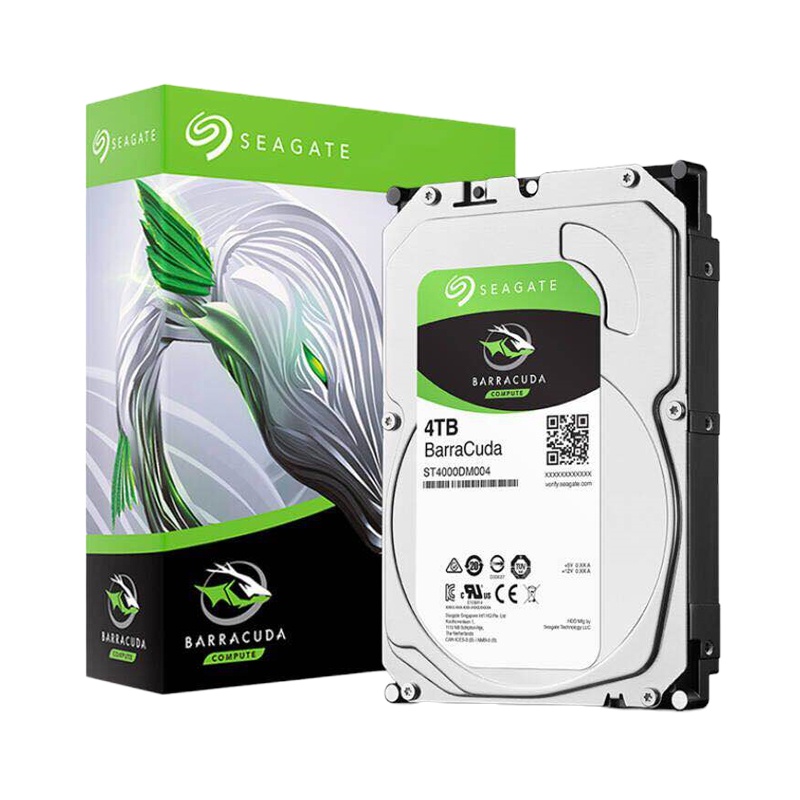 希捷(Seagate)4TB 64MB 7200RPM 台式机机械硬盘 SATA接口 支持安装调试服务