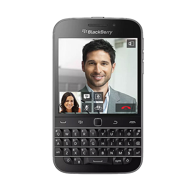 BlackBerry/黑莓 Classic Q20 全键盘商务智能手机 经典归来 银色 移动2g联通4G 16GB 欧版