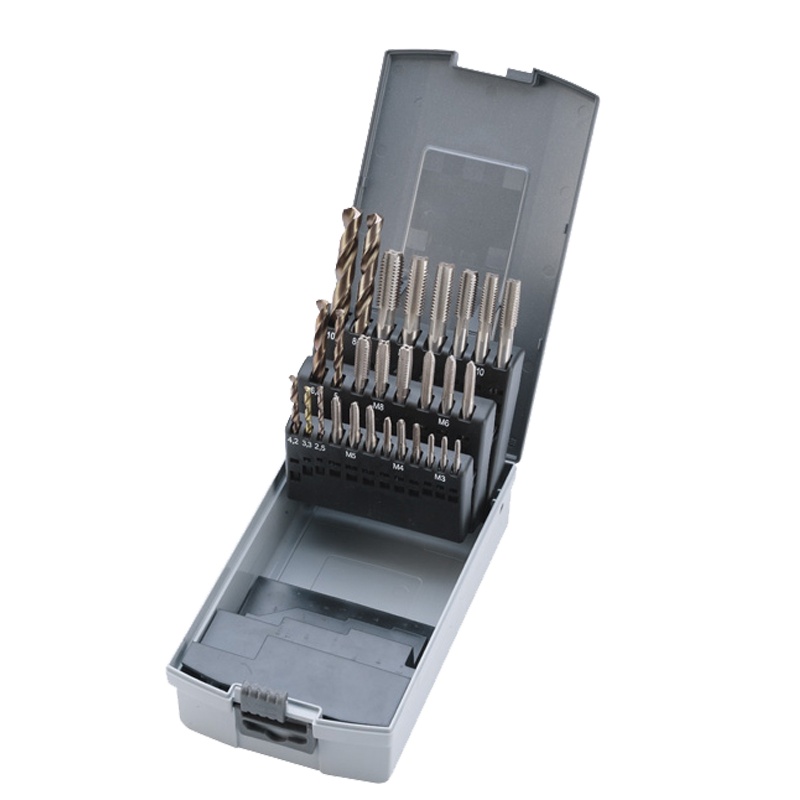 力易得(ENDURA)28件套丝锥麻花钻套装 螺纹丝锥丝攻手动丝锥 E0207 1套