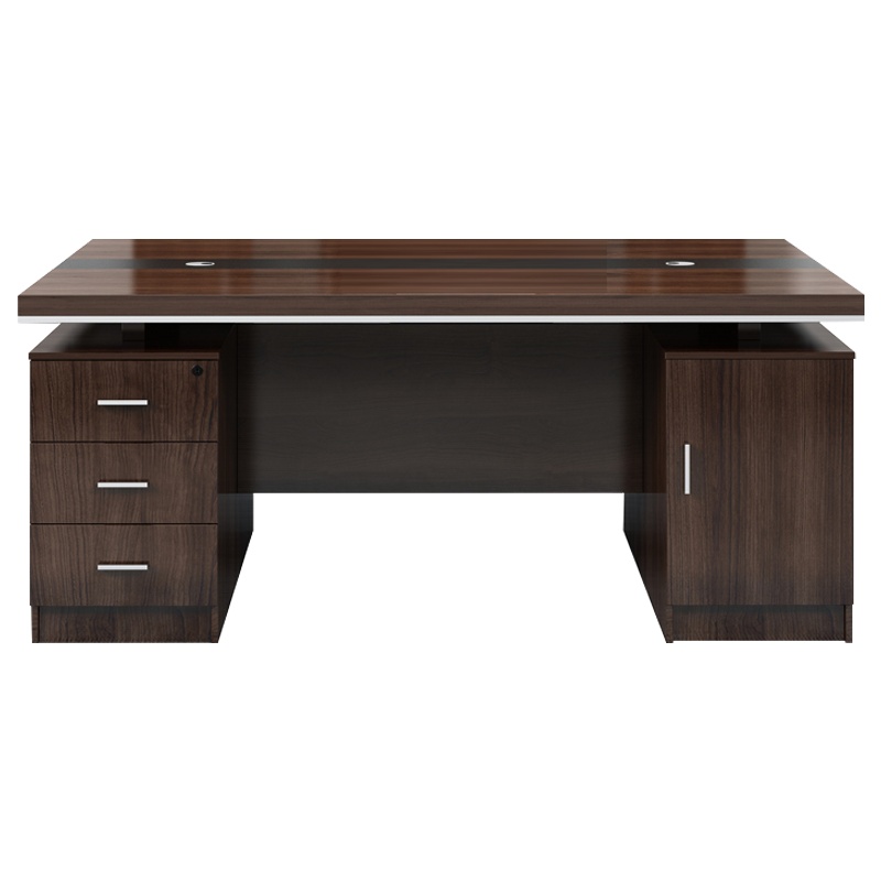 三圣 办公家具办公桌面对面双人办公室老板桌子教师财务职员工电脑桌写字台