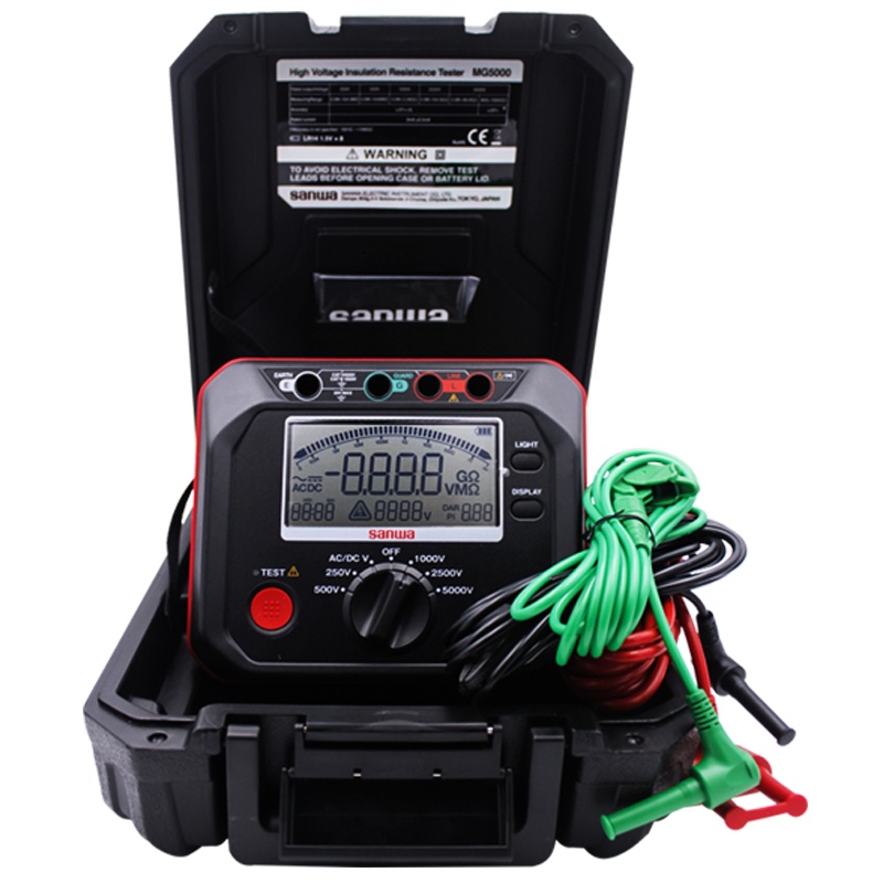 三和(SANWA)MG5000高压绝缘电阻测试仪 五档量程 上限1T