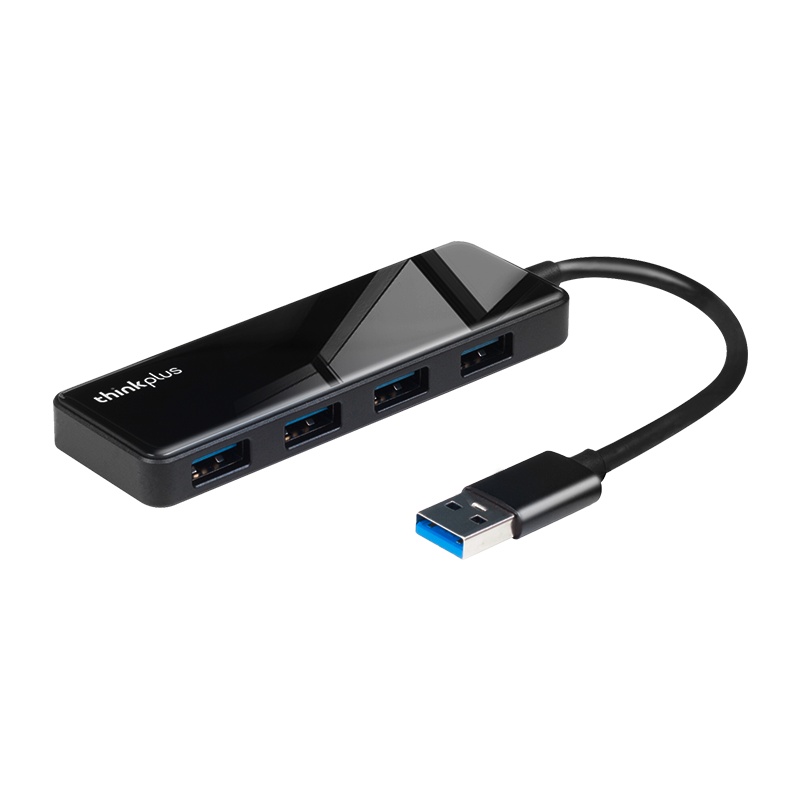 联想thinkplus USB3.0集线器TPH-04A多功能扩展坞即插即用高速传输多接口拓展坞笔记本电脑一拖四分线器