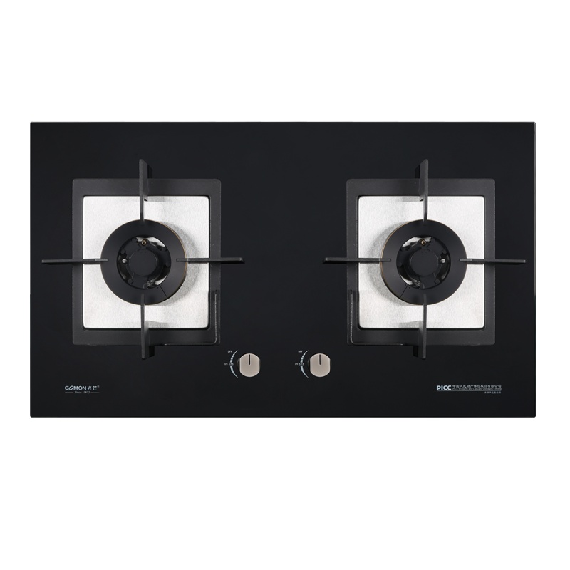 GOMON\光芒GM2055BX大火力 黑色防爆玻璃面板燃气灶具