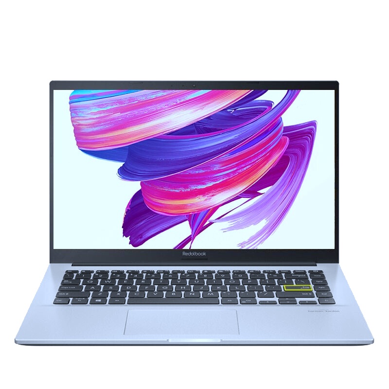 (ASUS)华硕新款顽石E410MA 2021款(四核N4120 8G内存 256GB固态 耀夜黑 支持智能数字触控键)14.0英寸轻薄本商务办公本学生本游戏笔记本电脑