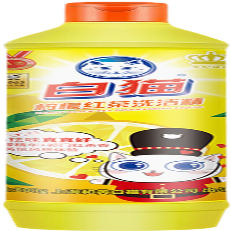 白猫(柠檬红茶洗洁精)500g*30/瓶(整箱装)