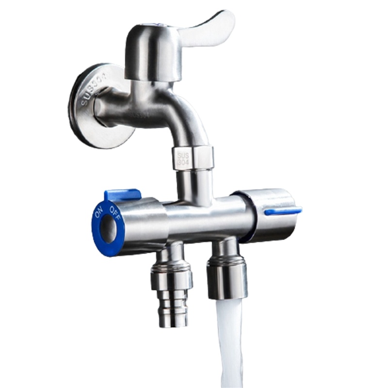 洗衣机水龙头一分二转换接头法耐一进二出多功能进水管分水器三通