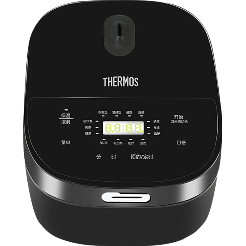 膳魔师（THERM0S） 膳魔师电饭煲情侣大容量4L电饭锅煮饭煲汤不锈钢内胆EHA-4146E-PB