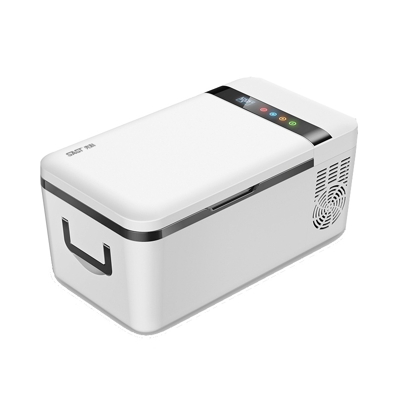 先科(SAST)15L车载冰箱 车家两用宿舍办公室迷你冰箱压缩机冷冻可结冰胰岛素冷藏盒户外旅行冰箱FY-15 家车俩用