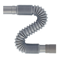 面盆菜盆墩布池下水管 万能伸缩塑料加长软管加厚防腐排水管 加厚灰排 1根