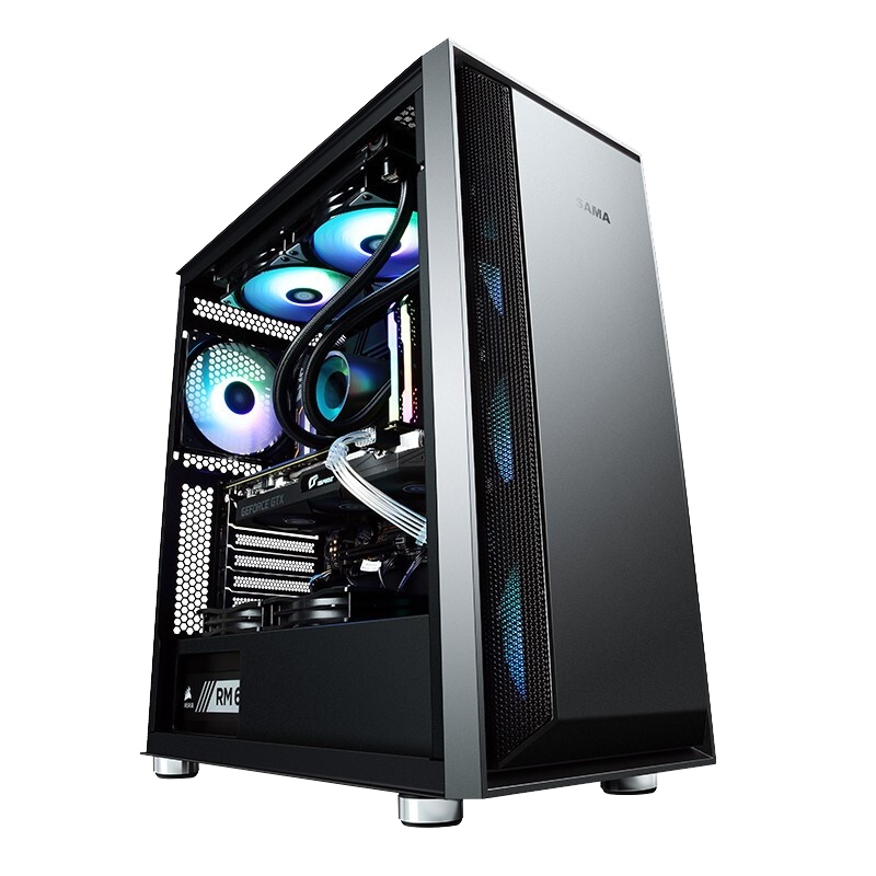 京天(KOTIN)Ryzen 5 3600/RTX3060Ti/16G内存/250G固态游戏台式主机组装电脑吃鸡家用办公设计娱乐直播影音苏宁自营