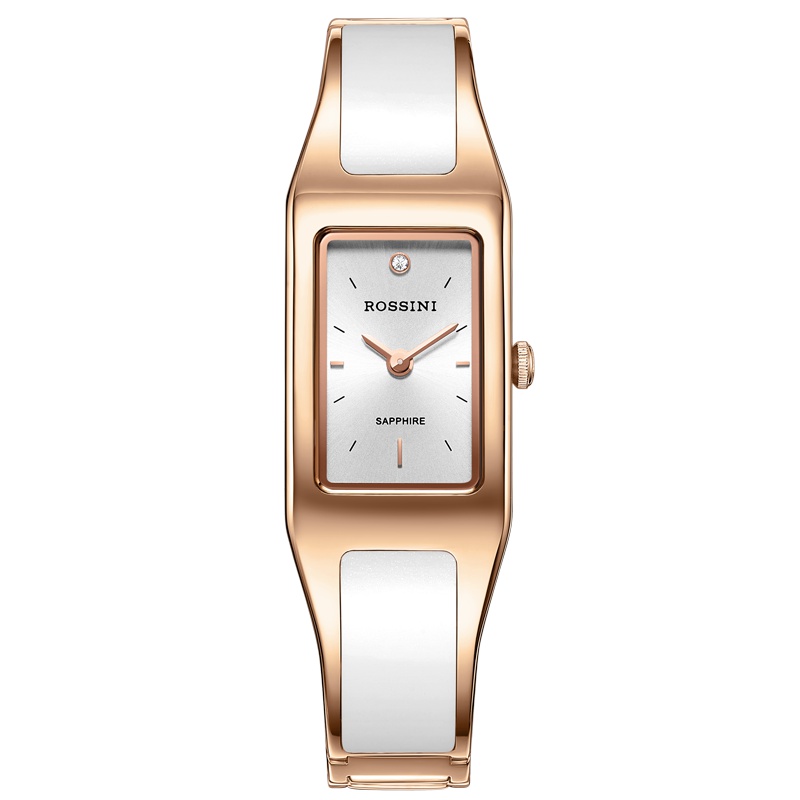 罗西尼（ROSSINI)手表典美系列2019新品送女友方形手链满天星女表石英表钢带女士腕表