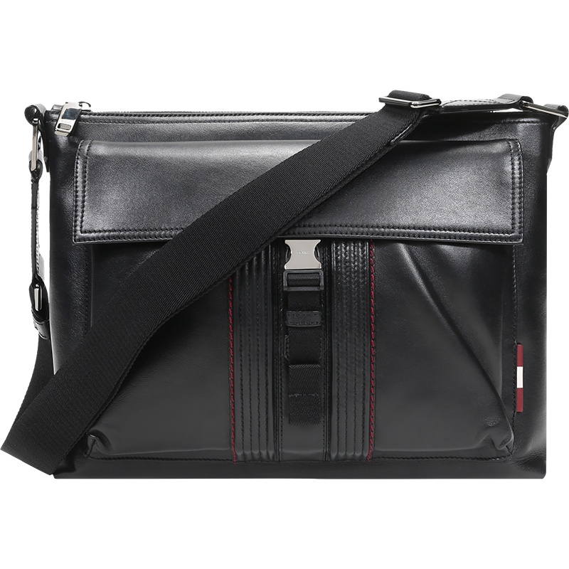 BALLY 巴利 男士 皮质单肩斜挎包 AMOSH