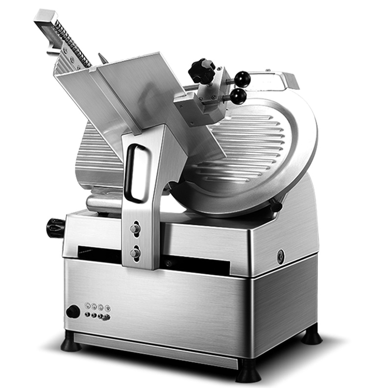 猛世(mengshi)全自动商用切片机牛羊肉卷电动台式不锈钢切肉机10寸半全自动