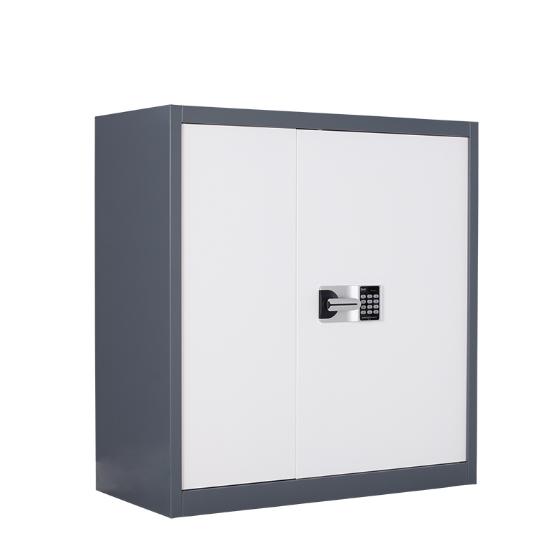 [红心家居]钢制电子保密柜矮柜密码锁文件柜办公带锁保险柜档案资料柜