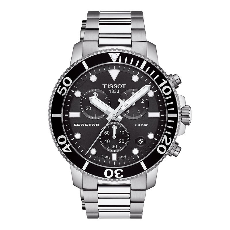 瑞士（TISSOT）天梭手表 海星系列 机械表男士T120.417.11.041.00