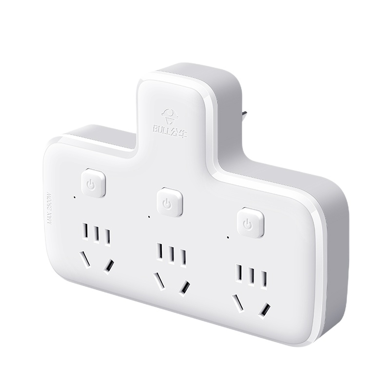 插座 GN-96033 品字型一转多带开关无线插头