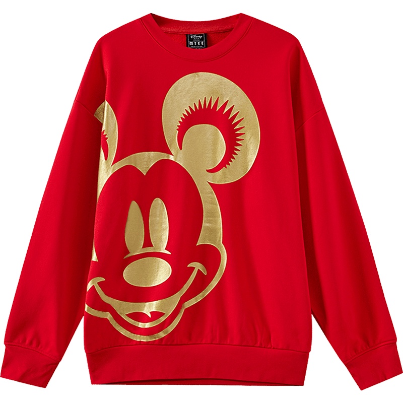 [1件3折价:58.5]美特斯邦威卫衣男新款春季MTEE米奇大印花卫衣