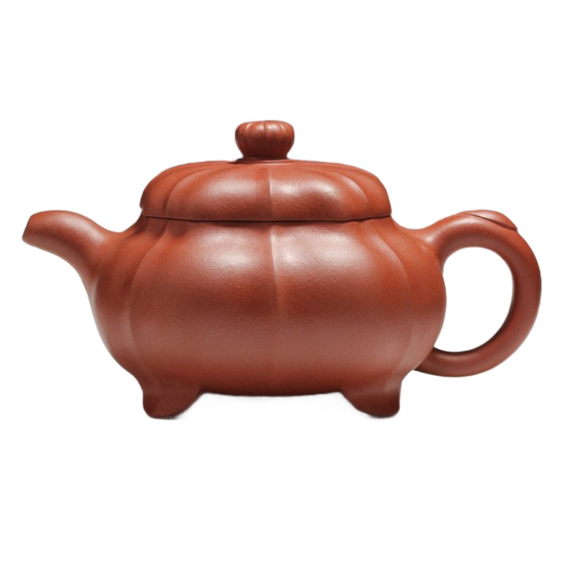 [子冶]500cc 天香壶 原矿红泥 宜兴紫砂壶纯手工 茶具 正品