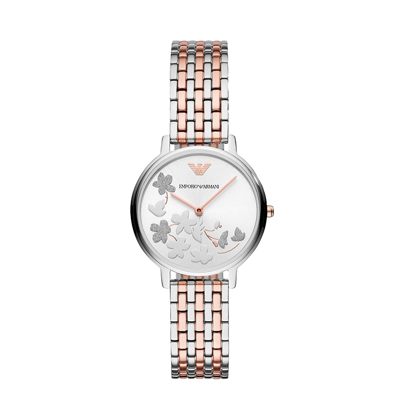 阿玛尼（Emporio Armani)石英表 女 印花表盘 英伦百搭时尚潮流腕表 AR11113