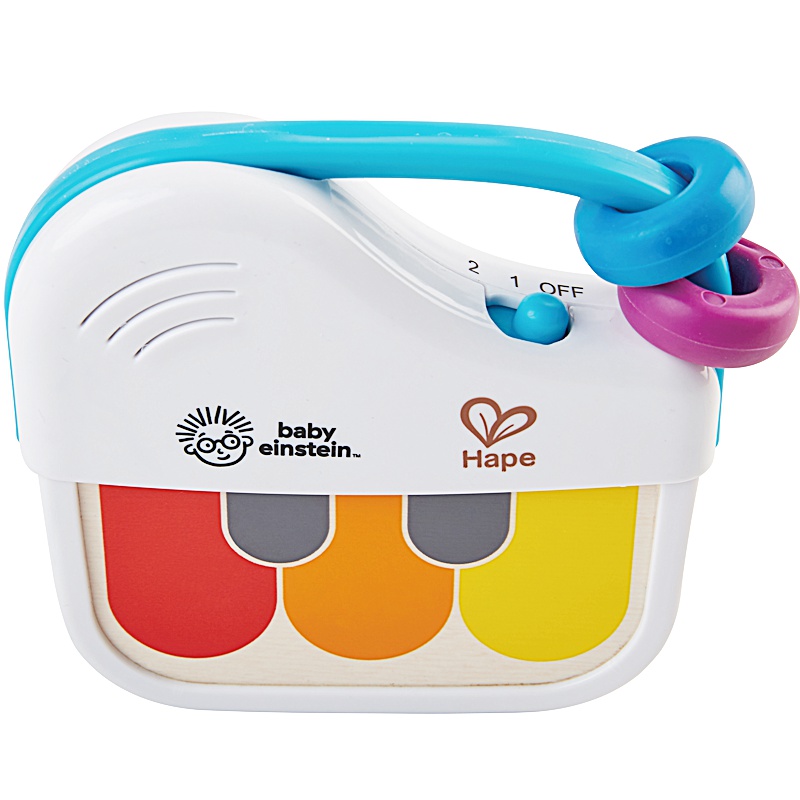 Hape智能触控迷你钢琴0-1岁儿童宝宝玩具培养乐感男女孩益智