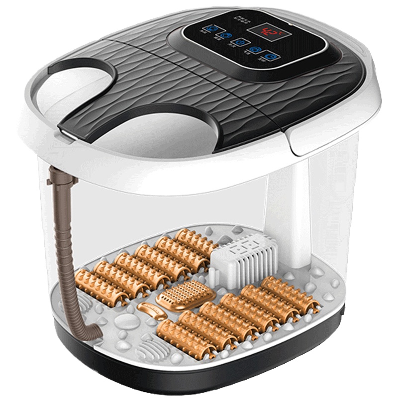 铂氏(PT.SNEE)足浴盆 A1舒适款 8升大容量,红光加热,便捷提手按摩器材,12组滚轮按摩,脚底指压按摩