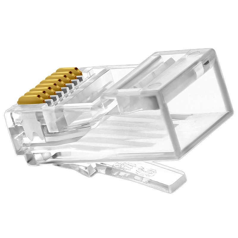 宽带水晶头 六类水晶头网络连接头RC-5030工程级 30个