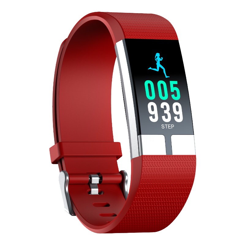 [精准度跃升]dido血压智能手环男运动监测高器心率心电图老人心脏心跳睡眠健康防水计步器手表女 G23红色
