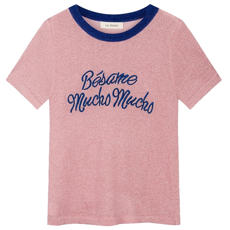 拉夏贝尔夏装新款短袖T恤很仙的上衣洋气_987 S 白色