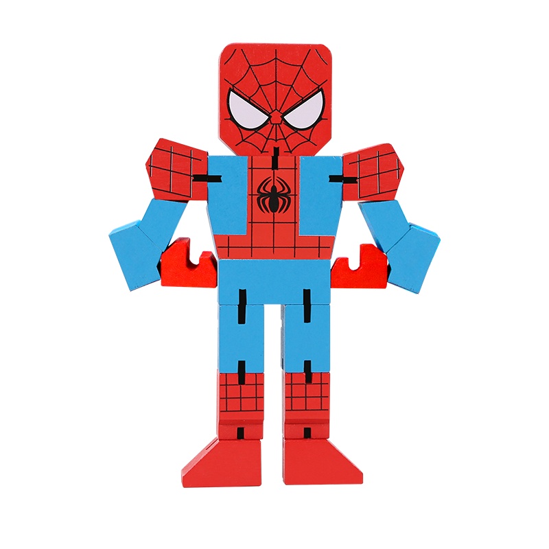 木玩世家漫威木制人偶