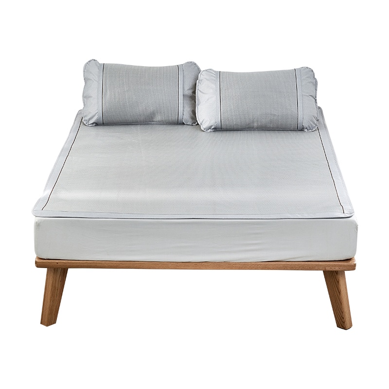 梦洁(MENDALE) 冰丝凉席1.8m床夏季可折叠凉席1.5冰藤席子三件套软席漪梦冰藤席三件套1.5/1.8米