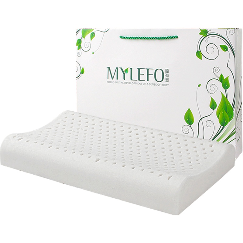 福满园泰国乳胶儿童枕头学生护颈记忆枕宝宝乳胶低枕头青少年夏天