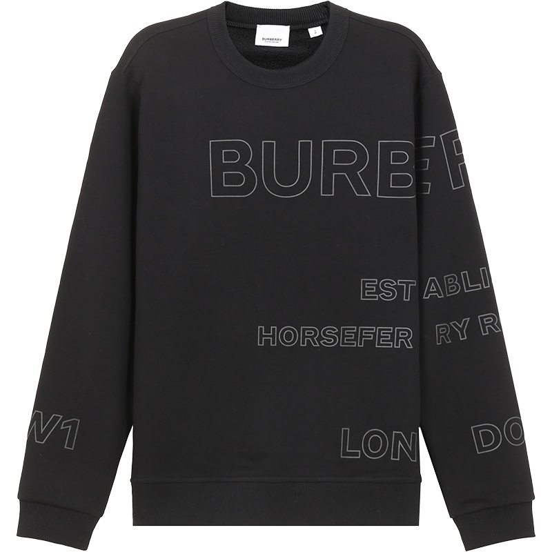 BURBERRY 博柏利 男款 棉质圆领长袖卫衣运动衫 80375531