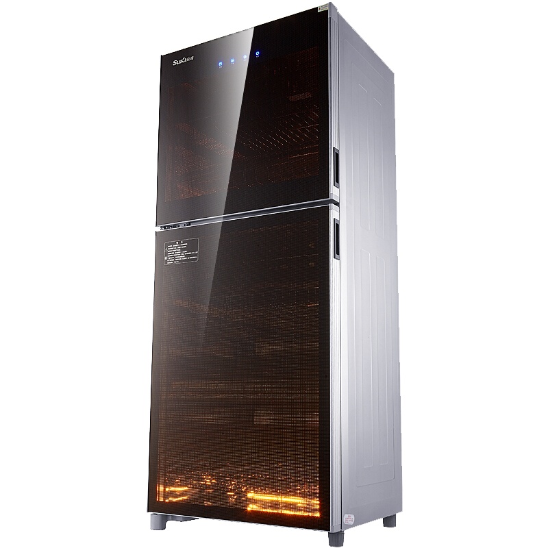 索奇ZTP238-8 立式消毒柜245升 臭氧高温3D光波杀菌消毒碗柜