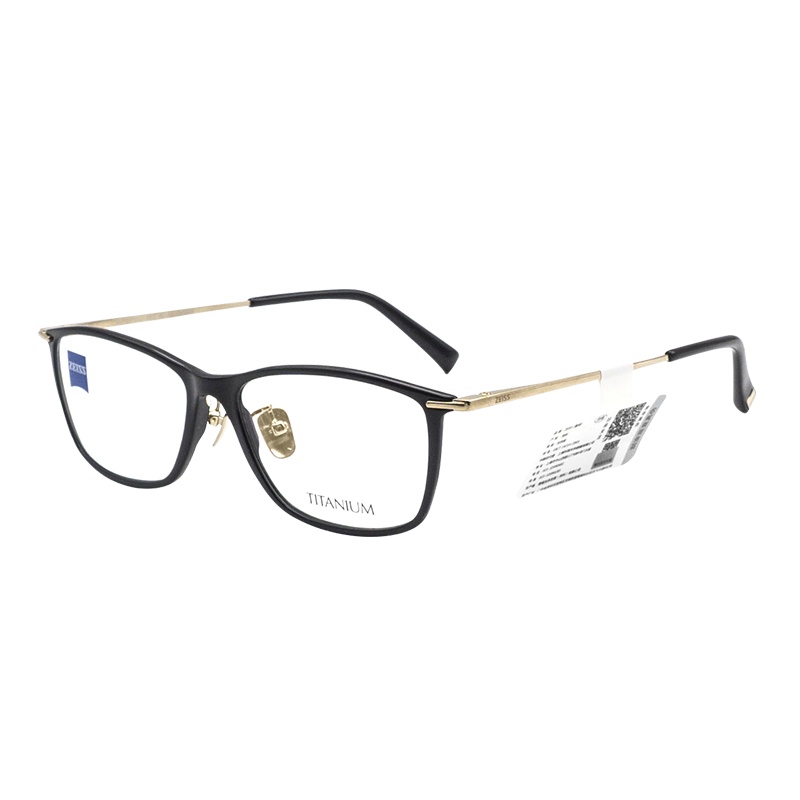 蔡司（ZEISS）光学近视眼镜架 男女款钛商务休闲眼镜框全框ZS-70010 52mm