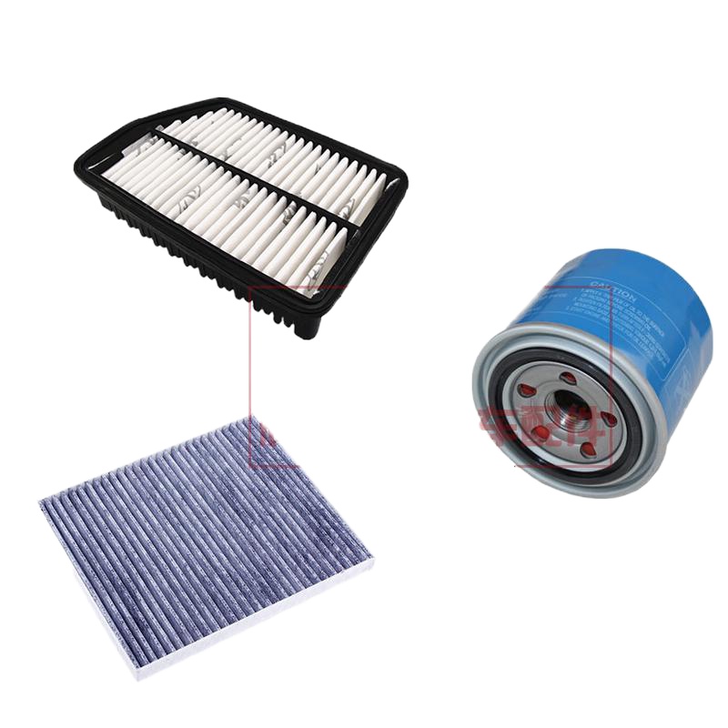 适用适配起亚K2 K3空气滤芯空调滤机油格滤清器三滤保养套餐配件