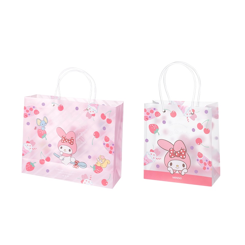 名创优品 (miniso) Sanrio Characters系列大号PP礼品包装袋(My Melody)