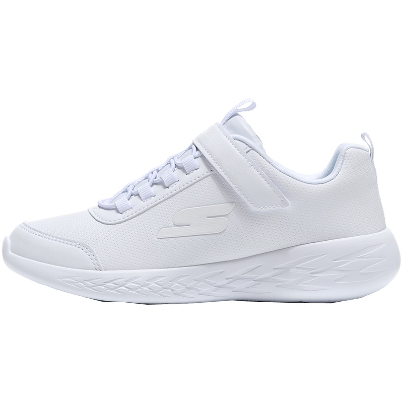 【自营】Skechers斯凯奇女童鞋休闲鞋轻便舒适魔术贴运动鞋82226L 82226L/WHT白色